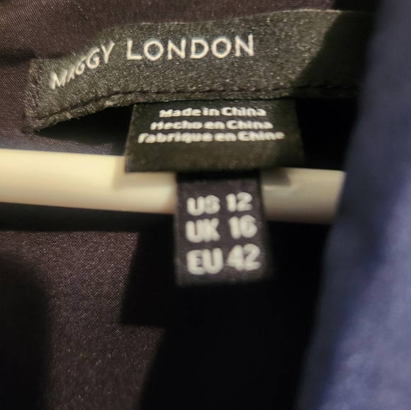 Maggie London Midi " Mardi Gras" Dress - Picture 2 of 7